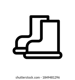 boots icon or logo isolated sign symbol vector illustration - high quality black style vector icons
