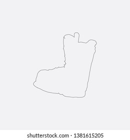 boots icon sign signifier vector
