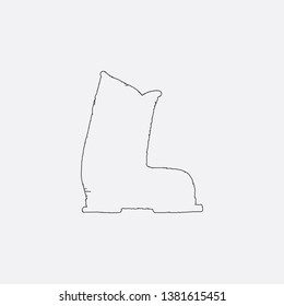 boots icon sign signifier vector