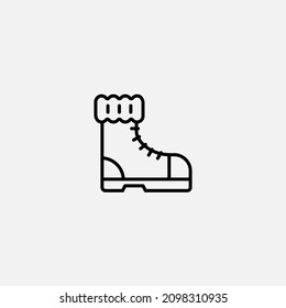 Boots icon sign vector,Symbol, logo illustration for web and mobile