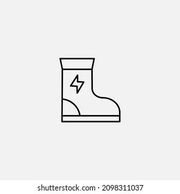 Boots icon sign vector,Symbol, logo illustration for web and mobile