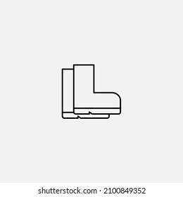 Boots icon sign vector,Symbol, logo illustration for web and mobile
