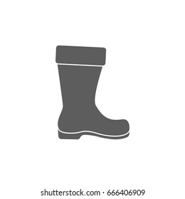Boots icon in trendy flat style isolated on white background. Symbol for your web site design, logo, app, UI. Vector illustration, EPS