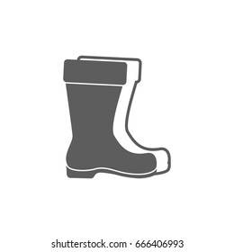Boots icon in trendy flat style isolated on white background. Symbol for your web site design, logo, app, UI. Vector illustration, EPS