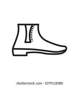 Shoe Icons On White Background Vector Stock Vector (Royalty Free ...