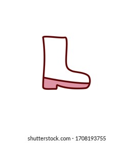 Boots icon vector design template