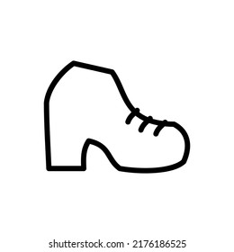 boots icon vector illustration logo template for many purpose. Isolated on white background.