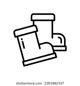 boots icon for your website, mobile, presentation, and logo design.