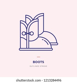 Boots Line Icon