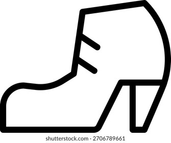 Boots Linie Symbol Illustration Vektor