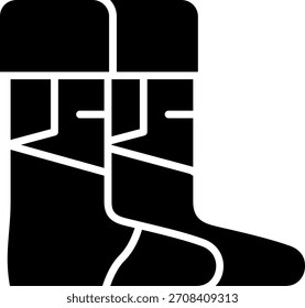 Boots Line vector Icon Design