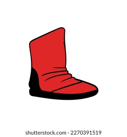 Boots man illustration creative design