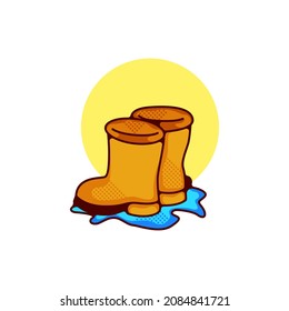 boots mascot logos, icons, stickers and t-shirts