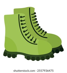 boots military equipment isolated icon