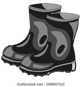 Boots rubber black