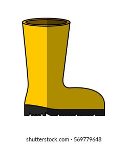 boots safety isolated icon vector illustration design