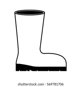 boots safety isolated icon vector illustration design