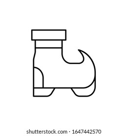 Boots, saint patrick icon. Simple line, outline vector elements of Patrick's day icons for ui and ux, website or mobile application