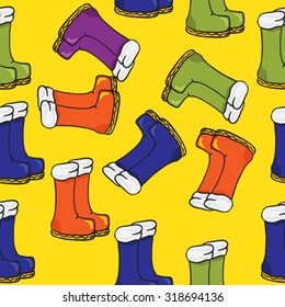 boots seamless pattern