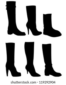 boots silhouettes