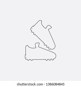 boots sport icon sign signifier vector