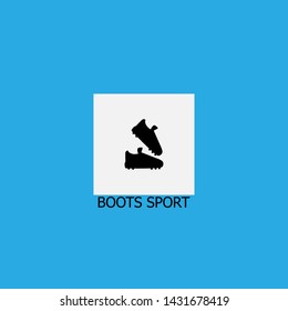 boots sport icon sign signifier vector