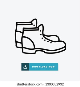 Boots vector icon