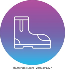 Boots vector icon. Can be used for printing, mobile and web applications.