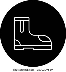 Boots vector icon. Can be used for printing, mobile and web applications.