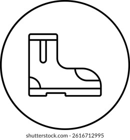 Boots vector icon. Can be used for printing, mobile and web applications.
