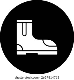 Boots vector icon. Can be used for printing, mobile and web applications.