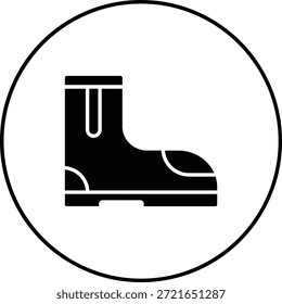 Boots vector icon. Can be used for printing, mobile and web applications.