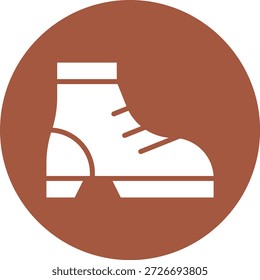 Ilustración de diseño de íconos de Vector de botas