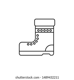 Boots vector icon. Boots vector illustration