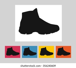 boots vector icons