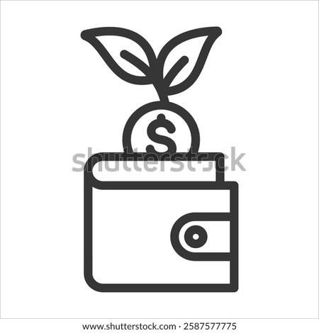 Bootstrapping Outline Icon Vector Illustration