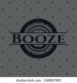 Booze dark emblem. Retro. Vector Illustration. Detailed.