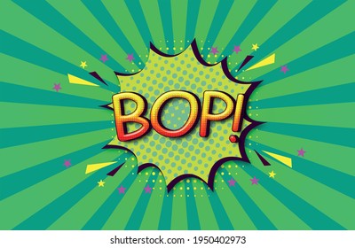 BOP Comic Speech 3d Text Style Effect high resolution background