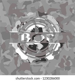 Bop on grey camo pattern