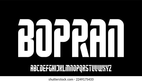 bopran bold condensed font for poster and head line