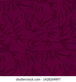 Bordeaux Bamboo All Over Print 
