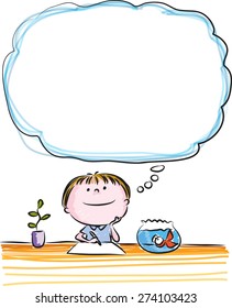 border about kids thinking