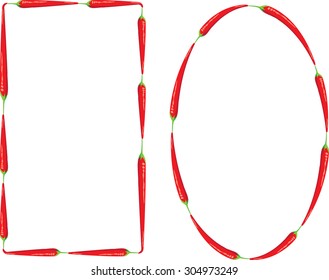 border about vector line chili