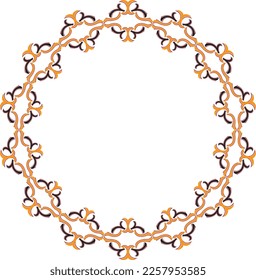 border abstract Circle style design