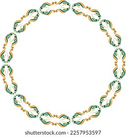 border abstract Circle style design
