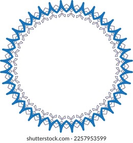 border abstract Circle style design