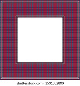 Border with abstract pattern. Template for photo frame or home decor.