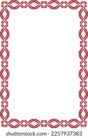 border abstract style design and ornament