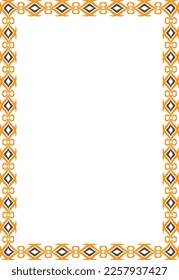 border abstract style design and ornament