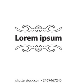 border, aesthetic, vintage and vector border design elements